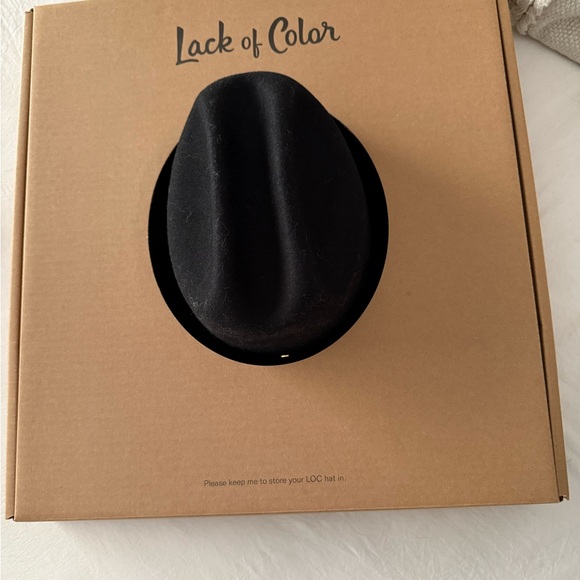 GIGI PIP TEDDY Cattleman Cowboy Black Wool Hat - Picture 2 of 5